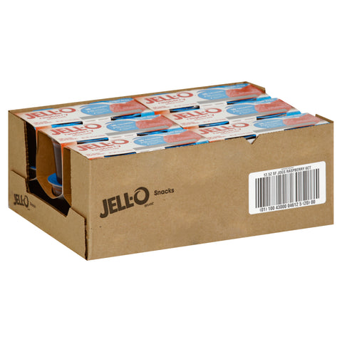 Gelatin Raspberry Sugar Free Single Serve Cup Refrigerated