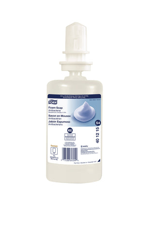 Tork Unscented Premium Antibacterial Foam Soap, 1 Liter -- 6 per case