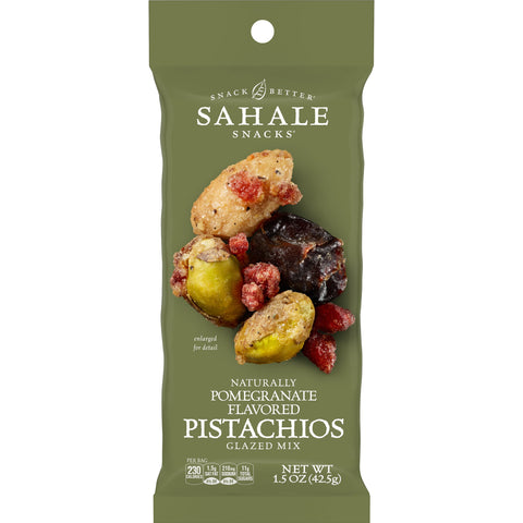 Sahale Pomegranate Pistachios Glazed Mix, 1.5 Ounce -- 108 per case.