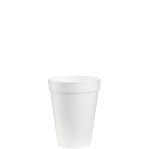 Dart BOWL FOAM WHITE SQUAT 8 OZ