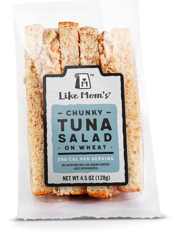 Mom's SANDWICH TUNA SALAD ON WHEAT BREAD WEDGE 4.5 OZ 10000051147