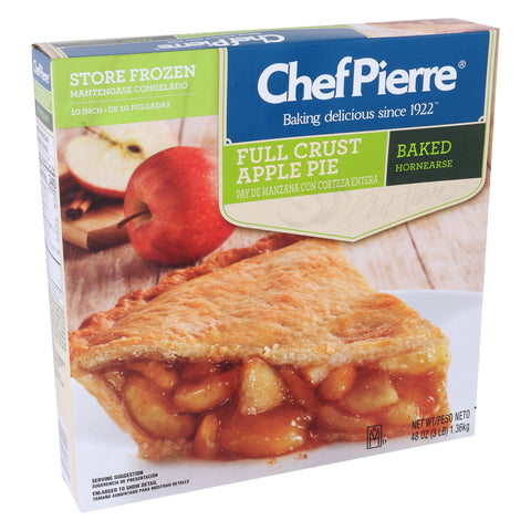 Pie Apple Full Crust Pre-baked 10