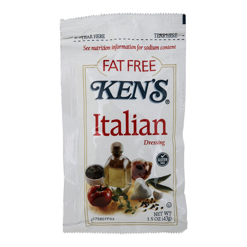 Ken's Foods DRESSING ITALIAN FAT FREE SINGLE SERVE POUCH