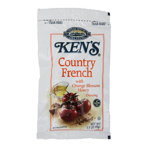 Ken's Foods DRESSING FRENCH COUNTRY W/ VERMONT HONEY SINGLE SERVE POUCH