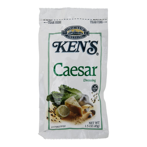 Ken's Foods DRESSING CAESAR SINGLE SERVE POUCH