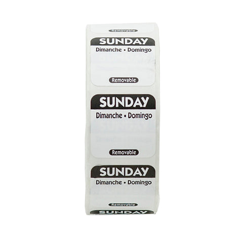 National Checking LABEL SUN TRILINGUAL 1X1 ROLL