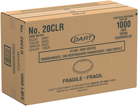 Dart LID PLASTIC CLEAR FOR 8SJ20/12SJ20