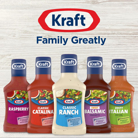 Kraft Classic Ranch Dressing, 8 Fluid Ounce -- 9 per case.