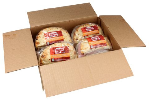 Hillshire Farm Turkey Ham and Cheese Club Flatbread Sandwich, 9.8 Ounce -- 10 per case