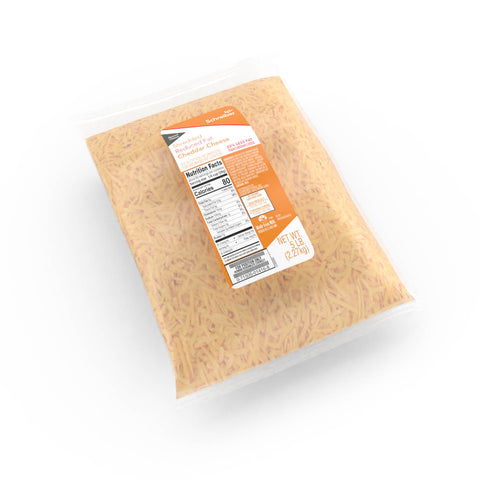 Schreiber CHEESE CHEDDAR MILD COLORED FEATHER SHRED