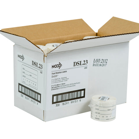 National Checking LABEL PRODUCT DISSOLVABLE 2X3