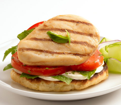 Tyson Red Label Premium Unbreaded Grilled Chicken Breast Filet, 3 Ounce -- 2 per case.