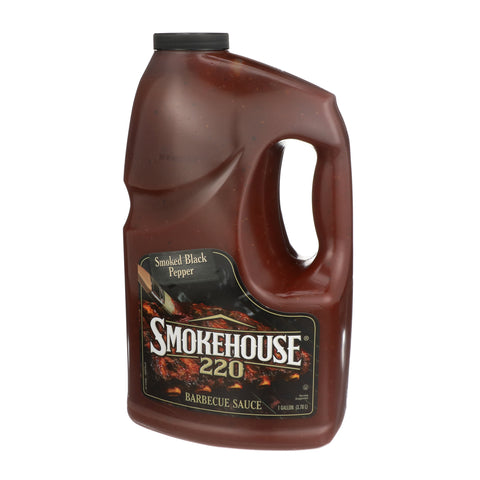 Smokehouse Smoked Black Pepper Barbecue Sauce Jug, 1 gallon -- 2 per case
