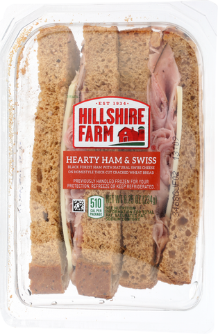 Sandwich Hearty Ham & Swiss Wedge