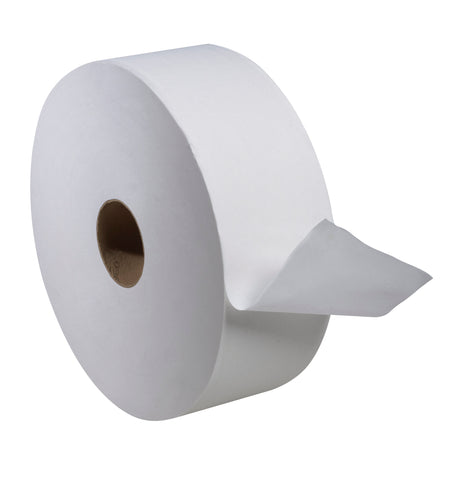 Essity Tork Advanced 100 Percent Recycled Fibre Paper 2-Ply Jumbo Bath Tissue Roll, 1600 Feet -- 6 per case