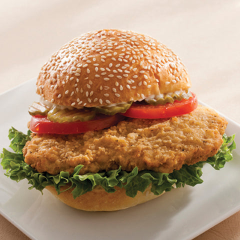 Advance Food Deluxe Whole Muscle Pork Fritter, 4 Ounce -- 40 per case.