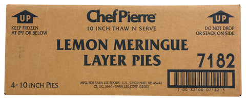 Pie Lemon Meringue Layer W/domes 10