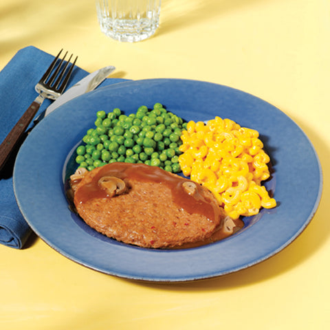 Beef Patty For Salisbury Tvp Added 4 Oz 12-740