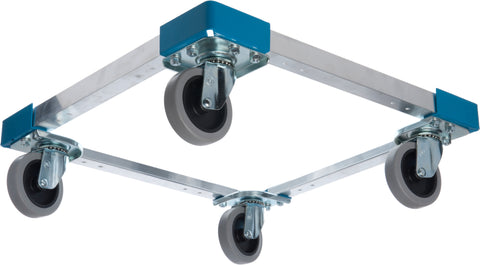 Carlisle DOLLY E-Z GLIDE™ OPEN ALUMINUM WITHOUT HANDLE CARLISLE BLUE 20.63 X20.63 X6.5
