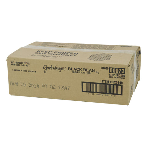 Kelloggs Black Bean Burger, 3.4 Ounce -- 48 per case.