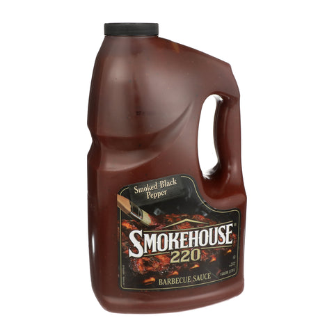 Smokehouse Smoked Black Pepper Barbecue Sauce Jug, 1 gallon -- 2 per case