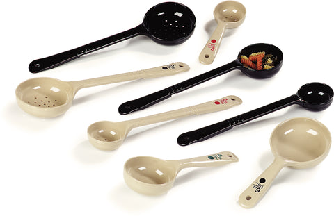 Carlisle SPOON MEASURE MISER® SOLID LONG HANDLE BLACK 6 OZ