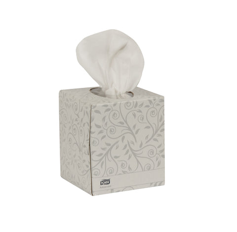 Tork White 2 Ply Advanced Facial Tissue - 94 per box -- 36 boxes per case