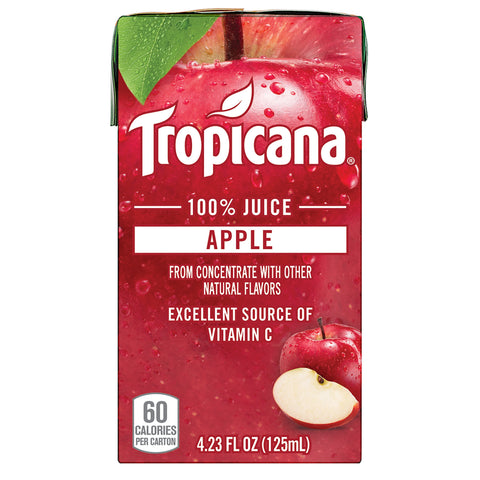 Tropicana JUICE APPLE 100% BOX
