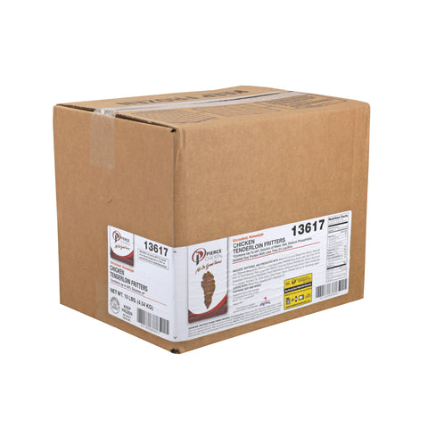 Pierce Chicken Homestyle Breaded Uncooked Chicken Tenderloin Fritter, 5 Pound -- 2 per case