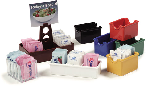 Carlisle CADDY SUGAR PLASTIC CLEAR 20 PACKET