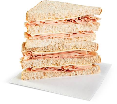 Mom's SANDWICH TURKEY & CHEESE CLUB TURKEY AND SWISS CHEESE ON WHEAT BREAD 6 OZ 10000051152