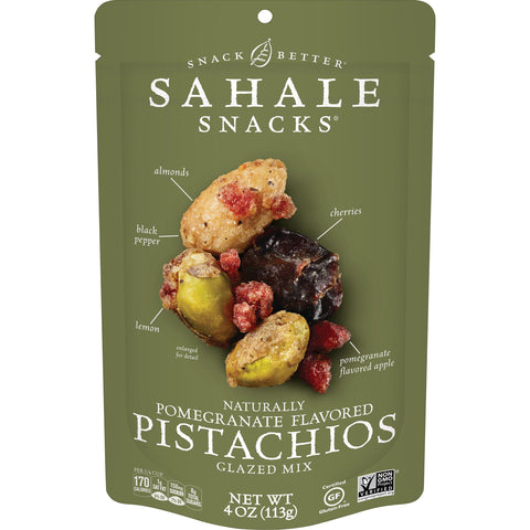 Sahale Snacks Pomegranate Pistachios Premium Blend, 4 Ounce -- 6 per case