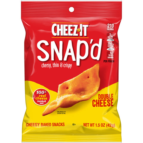 Cheez-It CRACKER CHEEZ-IT DOUBLE CHEESE SNAP'D