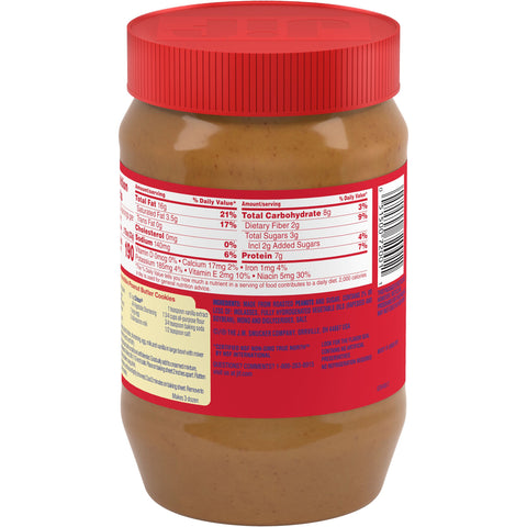 Jif Creamy Peanut Butter, 40 Ounce -- 8 per case.