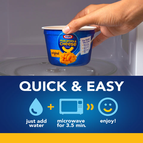 Kraft ENTREE MACARONI & CHEESE ORIGINAL SINGLE SERVE CUP