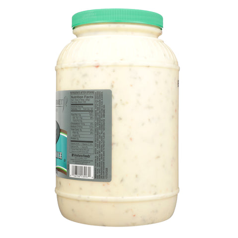 Ventura Foods Classic Gourmet Select Tartar Sauce, 4 Gallon.