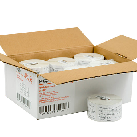 National Checking LABEL SHELF LIFE REMOVABLE 2X4