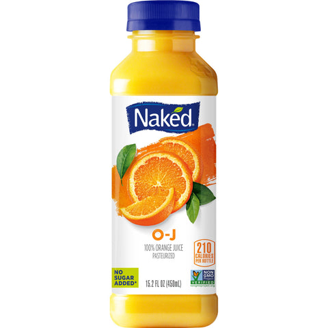 Naked Juice JUICE ORANGE PLASTIC BOTTLE