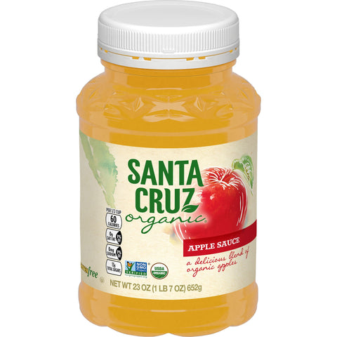 Santa Cruz Organic Apple Sauce, 23 Ounce -- 12 per case.