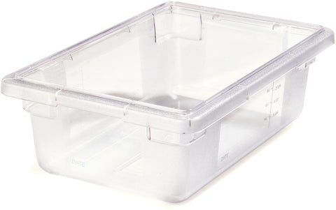 Box Food Storage Polycarbonate Clear 3.5 Gallon 18x12x6