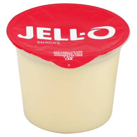 Jello Ready To Eat 3.88 Ounce Vanilla Pudding, 4 count per pack -- 6 per case.