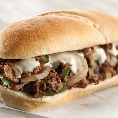 Advance Food Break Away Sirloin Beefsteak, 6 Ounce -- 32 per case.