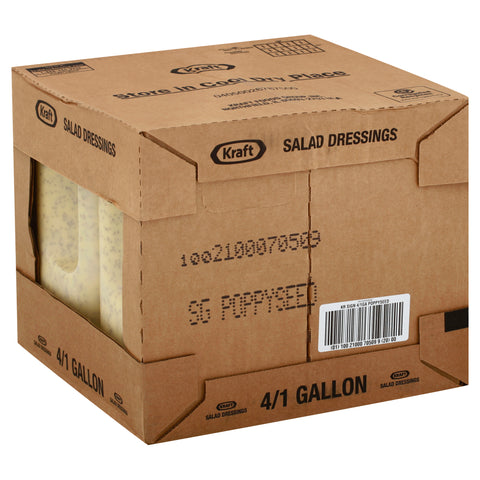 Kraft Dressing Signature Poppy Seed, 1 Gallon -- 4 Case