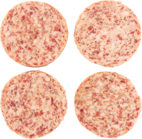 Jimmy Dean SAUSAGE PATTY WIDE RAW BUTCHERS RECIPE 8:1 10000022110