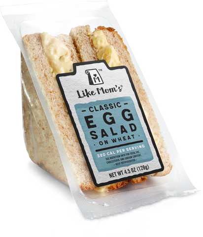 Sandwich Egg Salad On Wheat Bread Wedge 4.5 Oz 301041-012-1