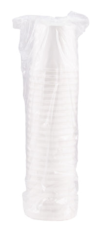 Container Paper Food Double Sided Poly White 16 Oz