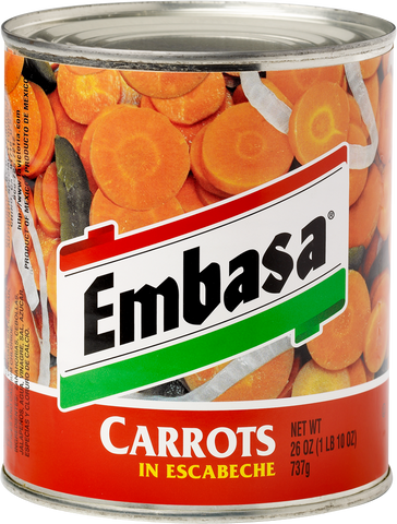Embassa Carrot in Escabeche - 26 oz. can, 12 cans per case