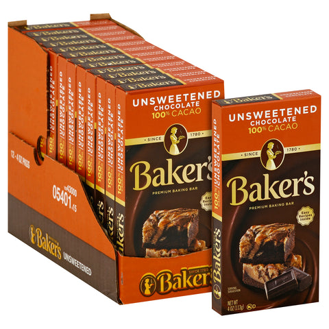 Chocolate Bar Unsweetened