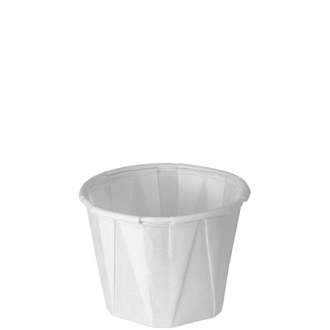 Cup Paper Portion Souffle White 1 Oz