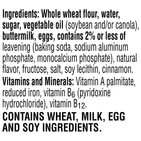 Eggo® PANCAKE MINI APPLE FLAVORED WHOLE GRAIN IW